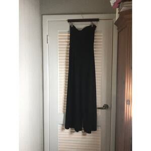 Wet Seal Strapless Wide Leg Pull on Jumpsuit M Classic Coquette Girl Minimalist